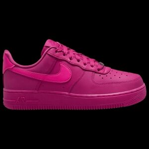 Nike Air Force 1's Size 8.5 Fireberry (Pink)